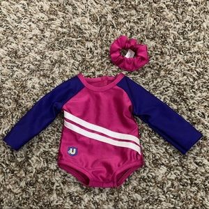 American Girl Gymnastics Leotard And Scrunchie